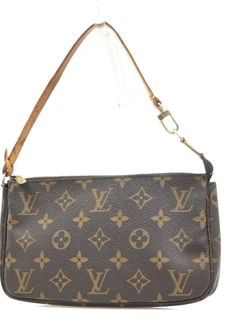 LOUIS VUITTON Pochette Accessoires Hand Bag Monogram Leather BN M51980 85MA488 - Picture 1 of 16